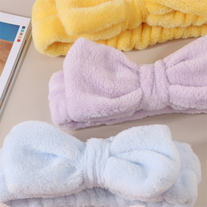 3 Stuks Pols Spa Washband Microfiber Make Up Handdoek Band Polsband Scrunchies Voor Het Wassen Van Gezicht Absorberende Pols Zweetband Hoofdbanden