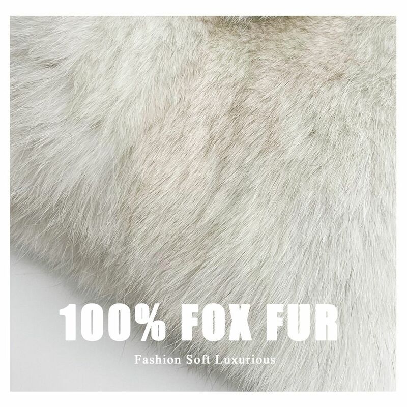 Janefur pele pulseira feminina 2023 nova moda luxo personalizado cor real raposa pele punhos