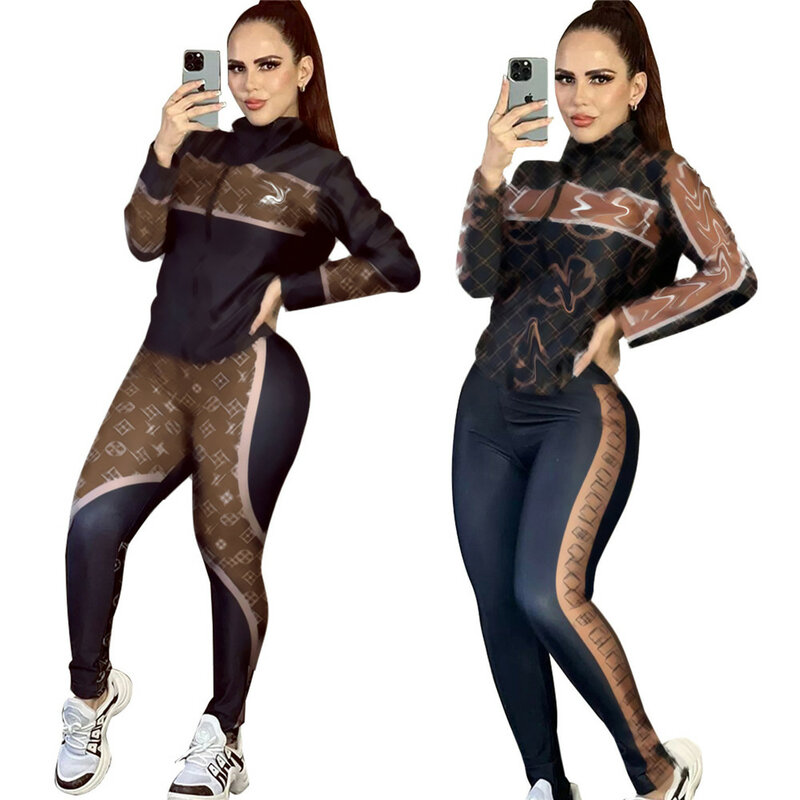 Trendvestidos De FiestaAutumn 2024 Women'S New Fashion And Leisure Temperament Commuter Long-Sleeved Tight-Fitting Sports Suit