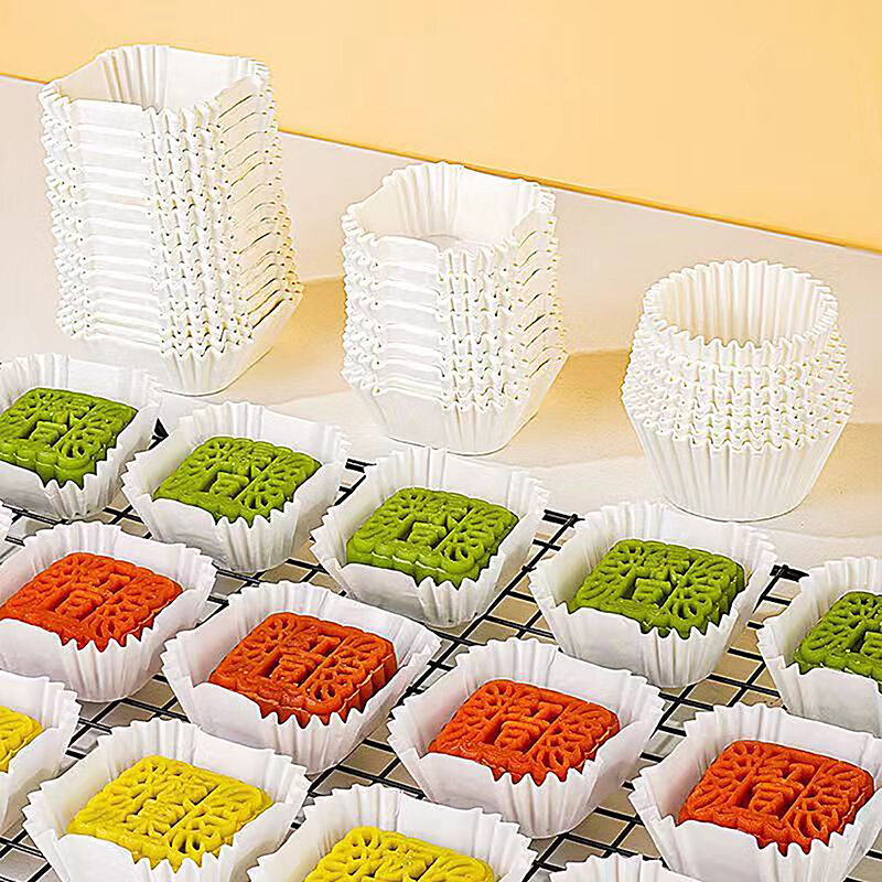 500/1000Pcs Square Cupcake Liners Baking Cups Pan Liners Paper Baking Cup For Cupcakes Cup Liners Party Supplies