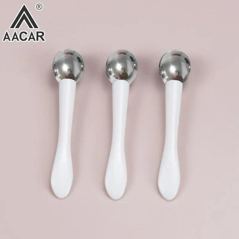 1pc Eye Roller Massage Stick Eye Cream Applicator Cosmetic Spatula Anti Wrinkle Facial Spoon Gold Alloy Face Thin Skin Care Tool