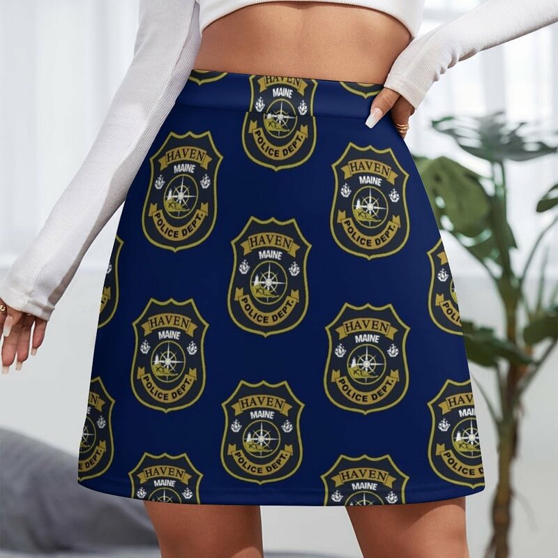 Hafen Polizei Abteilung Minirock Damen Röcke Shorts Outfit koreanischen Stil