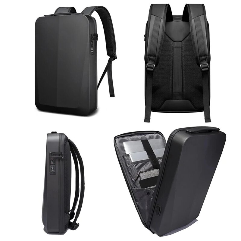 Рюкзак для ноутбука 17 дюймов, расширяемый дорожный рюкзак, противокражный водонепроницаемый рюкзак с замком TSA и USB-портом для зарядки, школьный рюкзак