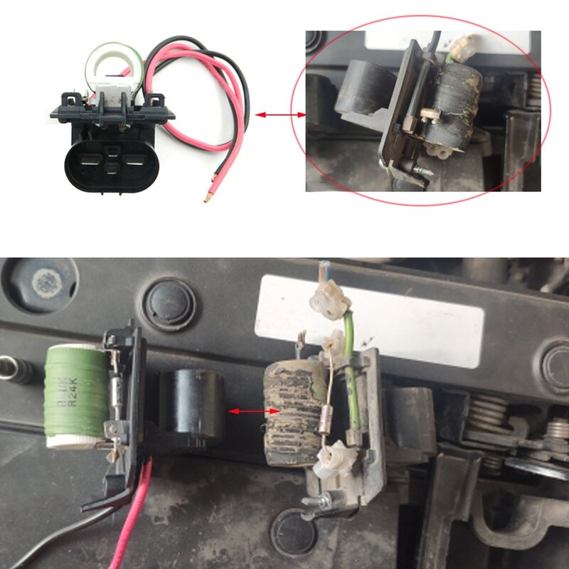 Resistencia del Motor del ventilador del radiador, compatible con Chevrolet Cruze 1.8L Opel Astra Zafira,Vectra 94749639-2006, 3134503108