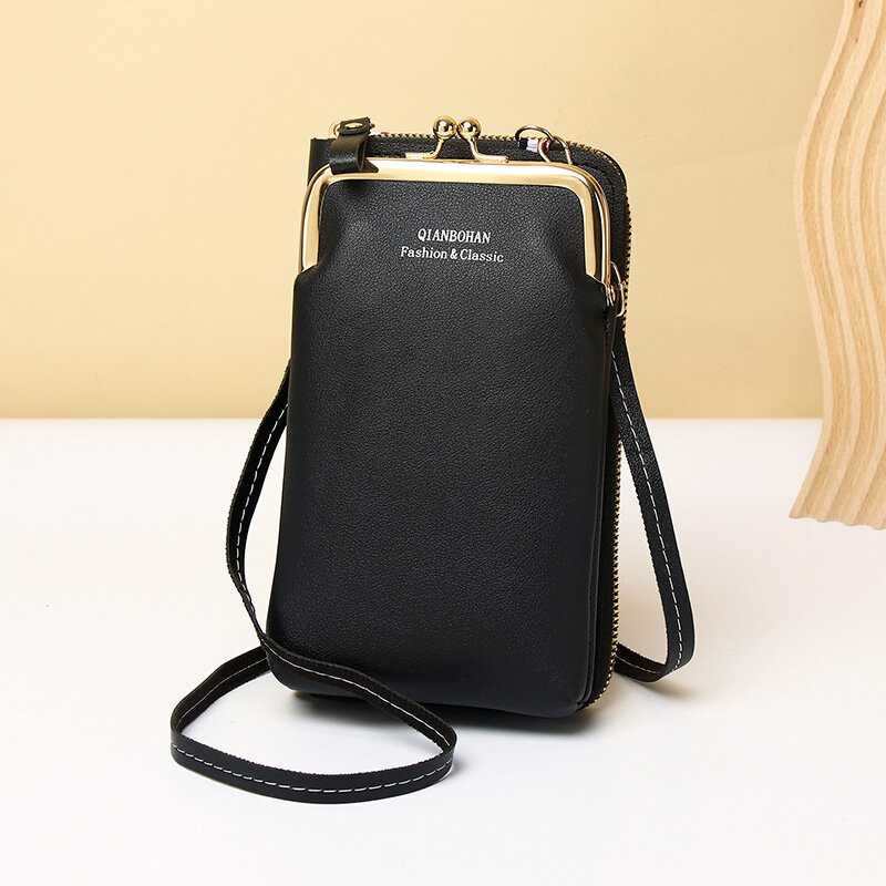 Nowa torba na telefon komórkowy nylonowa torebka na Mini telefon komórkowy portmonetka torba z pasek na ramię małe torby typu Crossbody dla kobiet torebka podróżna portfela