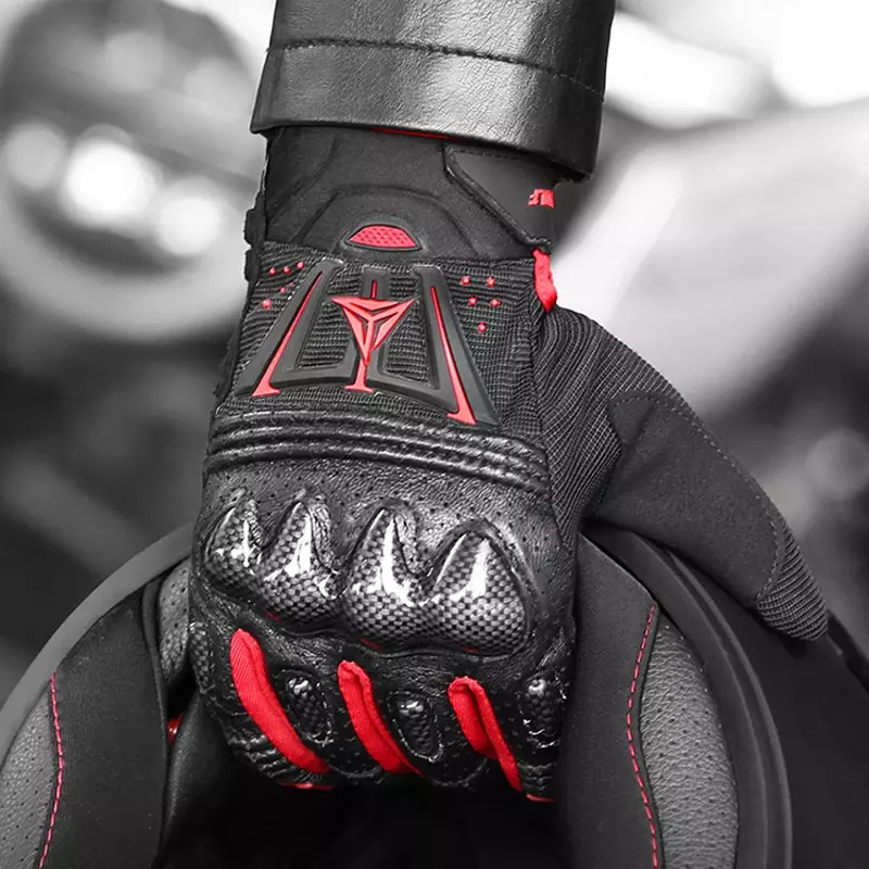 Мотоциклетные Перчатки, дышащие противоударные защитные перчатки для езды на мотоцикле и велосипеде, летние