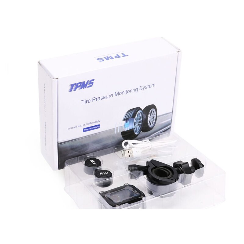 External Tire Pressure Monitor System Wireless High-precision Bluetooth Tire Pressure Monitor System Acesssories