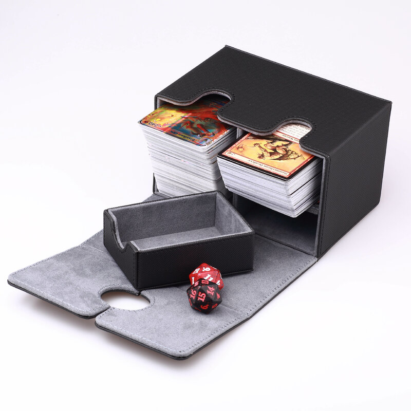 Etui na karty pudełko kartonowe Magic TCG Mid duży futerał na pokład jednokolorowy schowek górny boczny ładowanie zabawka na boże narodzenie karty do zbierania gier