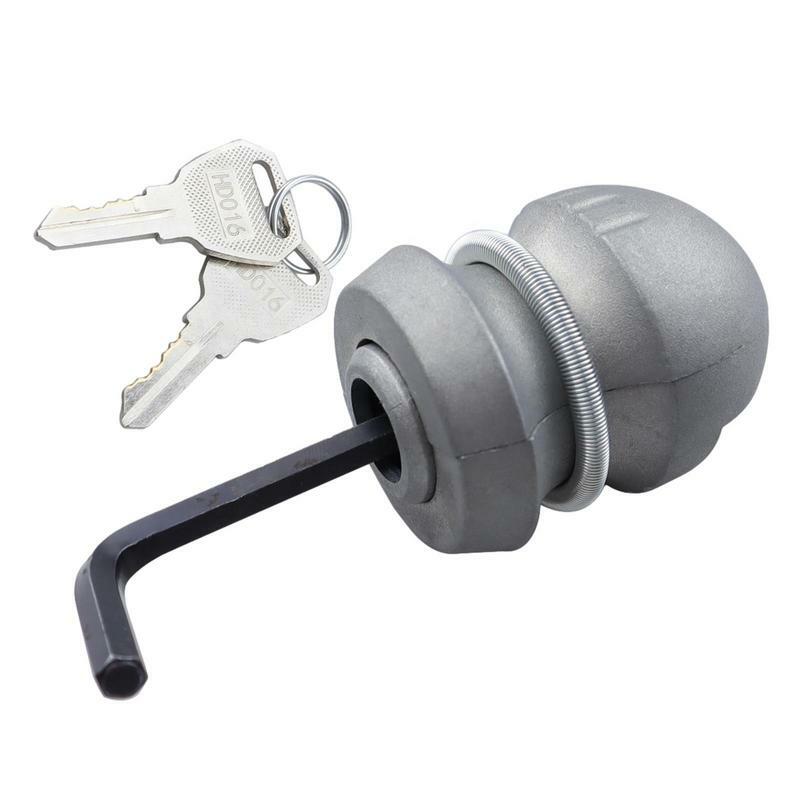 Trailer Coupling Lock Universal Anti-Theft Connector Ball Lock Vertical Design Connection Accessory For Boats Caravans And