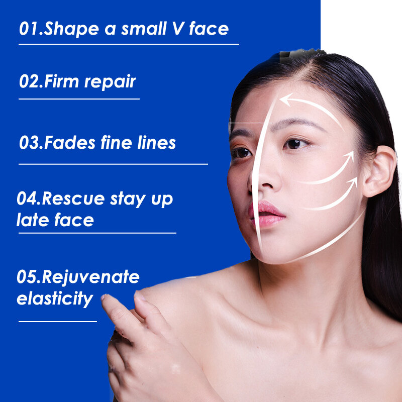 Máscara Facial De Apertamento, gesso De Restauração De Pele, Revitaliza A Bandagem De Beleza