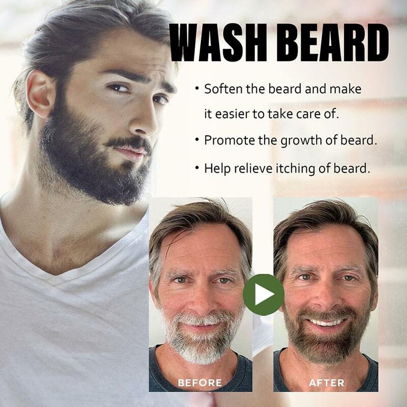 Polygonum Multiflorum Beard Care Soap Removing White Repairing Hair Nourish Beard Quality Soa Hair Roots Handmade Hair Impr D2v5