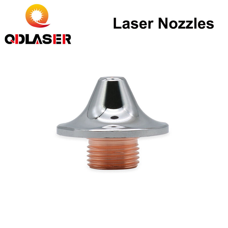 QDLASER Amada OEM Fiber Laser Layer Double Layer Nozzles Dia 25mm H20 Caliber 0.8-4.0mm M12 for Fiber Laser Cutting Head