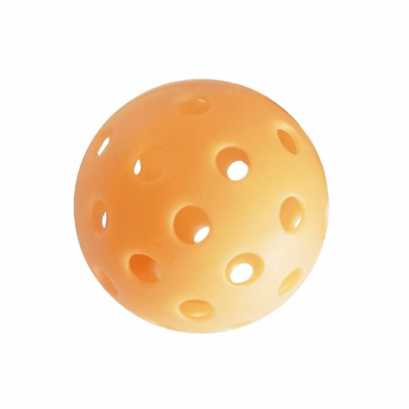 6 teile/satz gut sichtbare leuchtende Pickle ball Ball 40 Löcher langlebig im Dunkeln leuchten Pickle ball bunte offizielle Größe