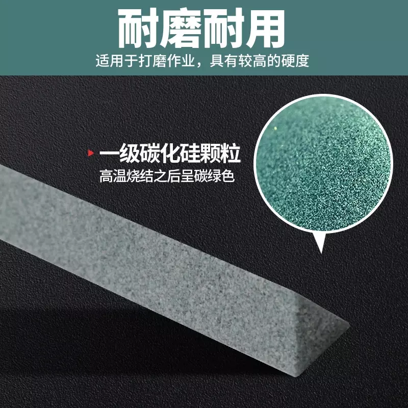 240/320/400/600 Körnung Öl stein grün Silizium karbid Sandstab Schleif block Keramik Jade rundes Dreieck Messers chärfer Werkzeug