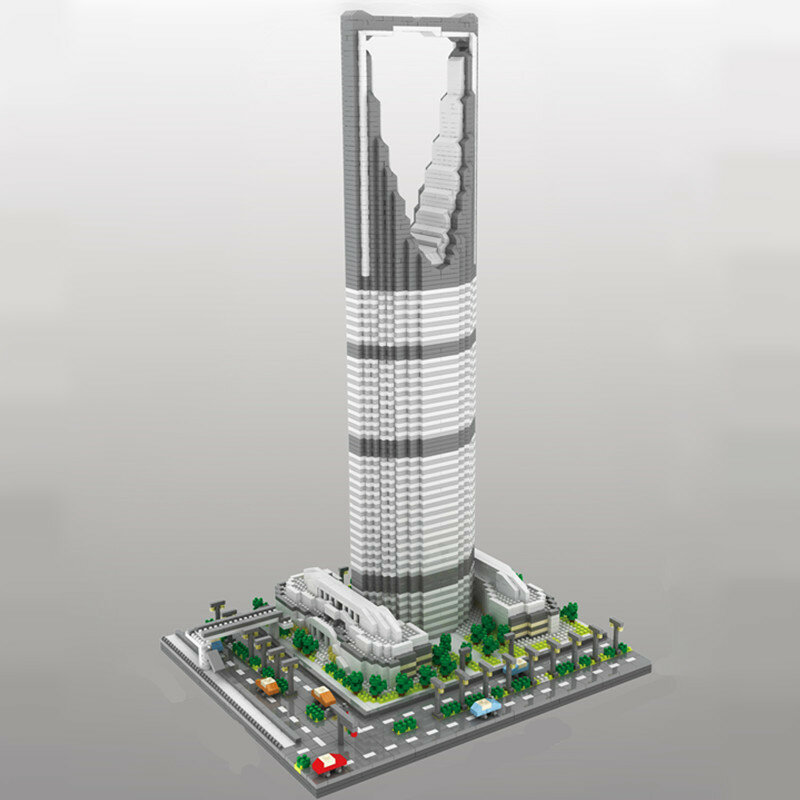 Weili Yz070 mainan dekorasi bangunan rakitan berlian partikel kecil Model arsitektur kerajaan bangunan produk baru