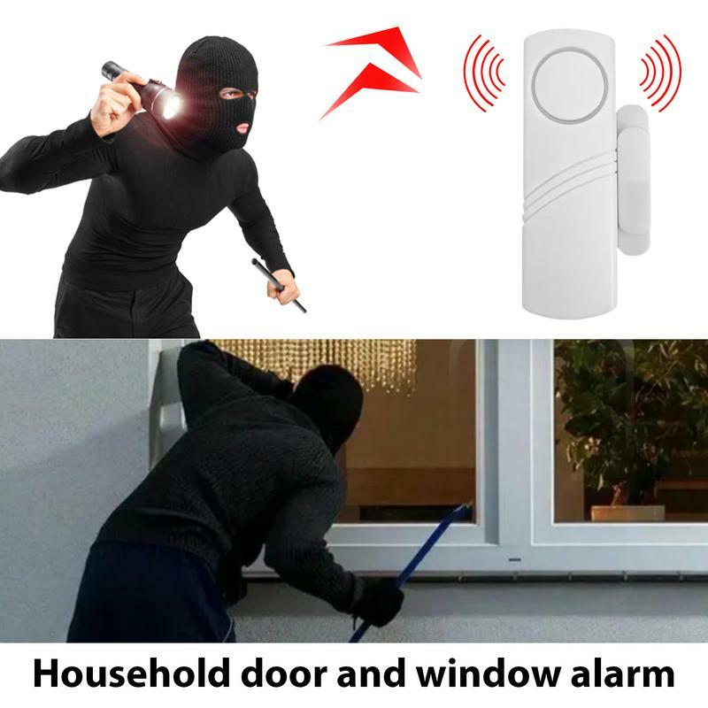 Alarme de porta e janela sem fio, fácil instalação, alerta aberto, rolha para casa, carros, segurança em casa