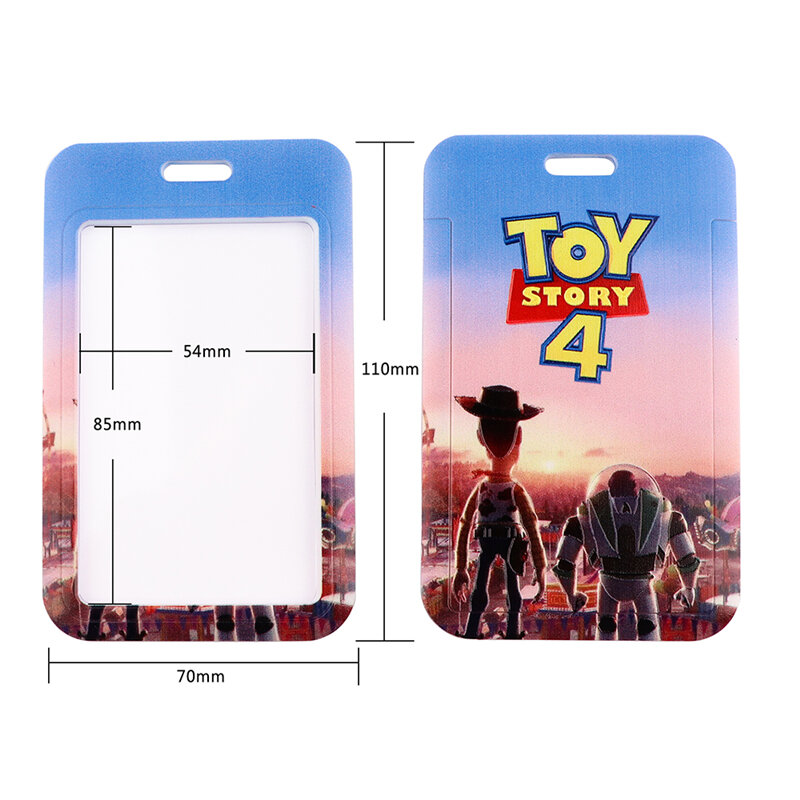Toy Story-correa para el cuello con dibujos animados, cordón para tarjeta de identificación, soporte para llavero, correa para teléfono móvil, collar de cinta, regalos