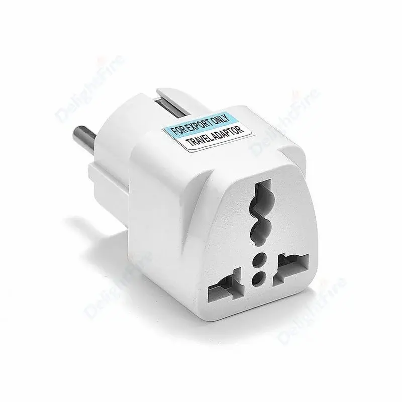 KR Plug Adapter Multifuncional Universal AU UK EUA Para UE Tomada Elétrica Tipo E/F França Espanha Plug Travel Adapter AC Outlet