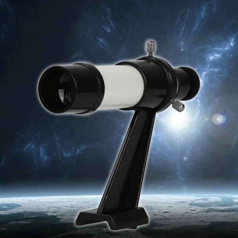 Telescópio portátil durável 5x24 estrela localizador escopo 5xmagnificação telescópio finderscopes com base montagem suporte