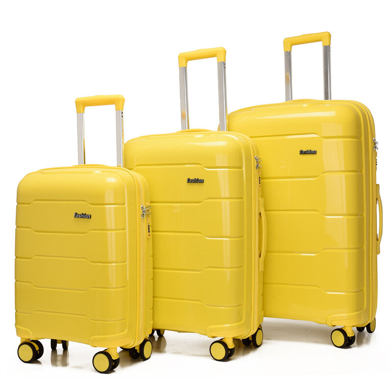 3 Pcs 20/24/28 Inch Travel Suitcase on Wheels Rolling Luggage Case Suitcase Kit for Wheels Luggage Trolley Luggage Bag Valises