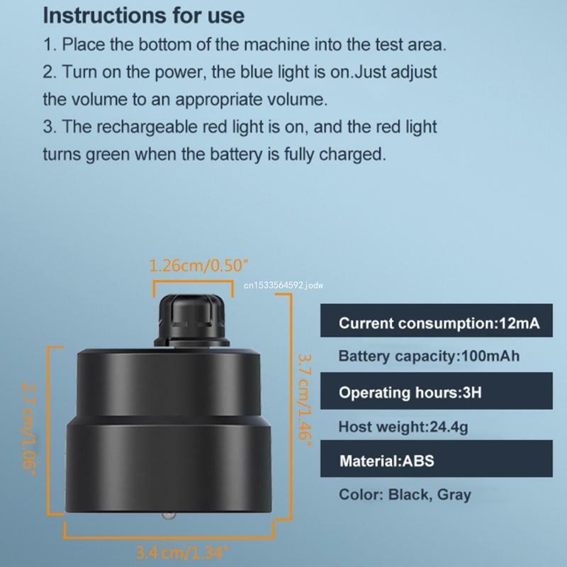 Wand Rohrleitungen Sound Verstärkung Lärm Reduzierung Alarm Drahtlose Rohr LeakDetector Dropship