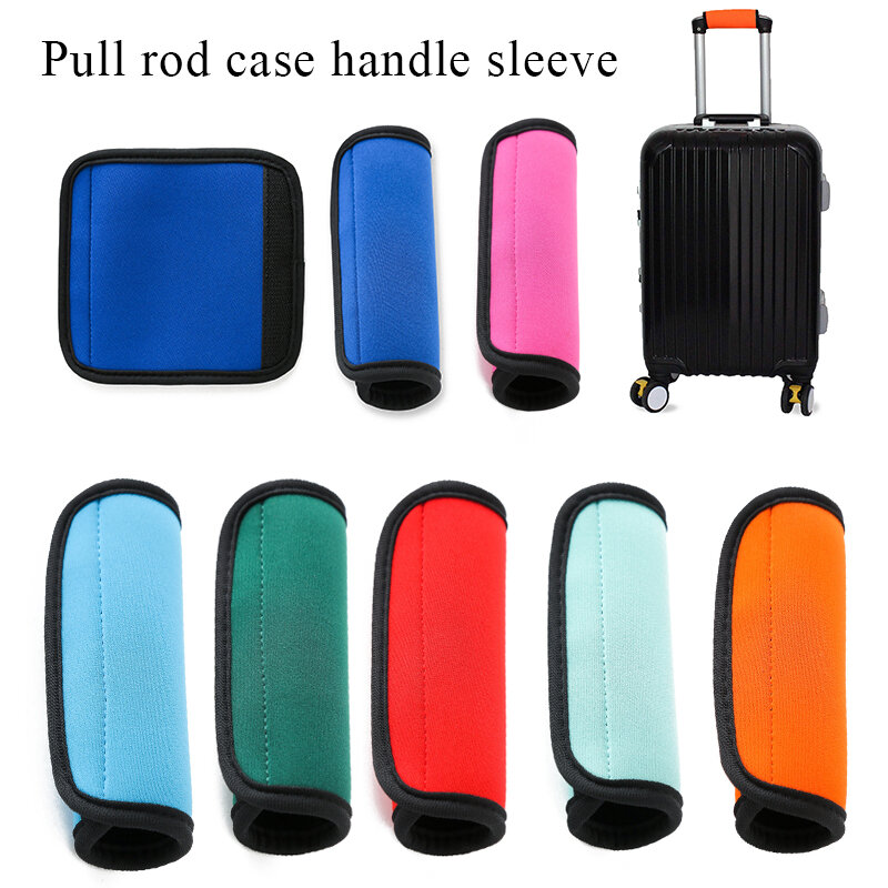 Comfort manico per bagagli in Neoprene impugnatura avvolgente nuovo bagaglio valigia borsa maniglia identificatore impugnatura per passeggino copertura protettiva parte della borsa