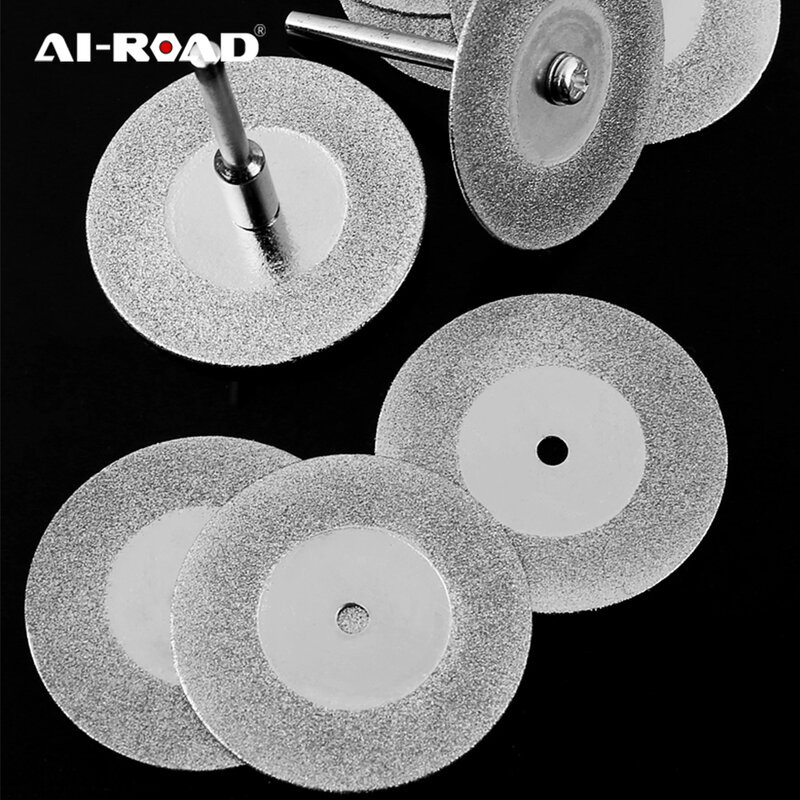 Mini disco de corte para accesorios rotores, herramienta Dremel, rueda de molienda de diamante, hoja de sierra Circular rotativa, disco de diamante abrasivo, caliente