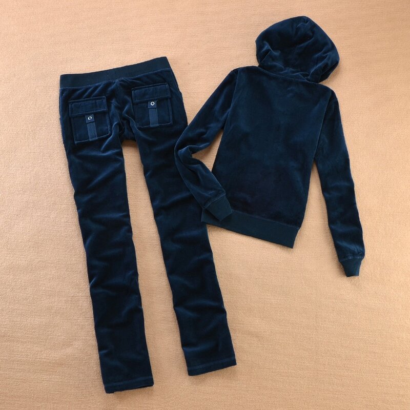 Women's Tracksuit 2024 Women's Hooded Zipper Top and Trousers Suit 2 Piece Set Women's Outfit