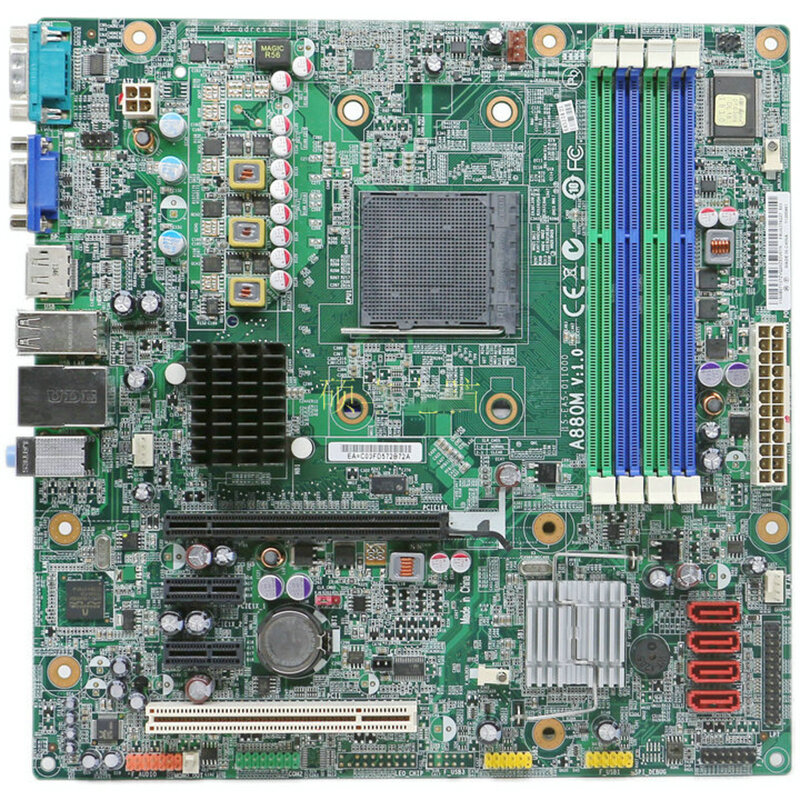 Carte mère pour ordinateur de bureau Lenovo ThinkCentre A63 M77 880G A880M RS880PM-LM V1.0 03T6227, haute qualité, entièrement testée