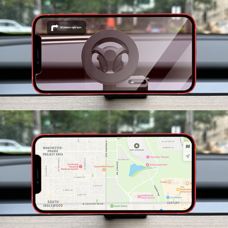 Сильный магнитный держатель для телефона Tesla Model Y Magsafe для iPhone 14 13 12 Pro Max с уникальным дизайном основания для выхода воздуха