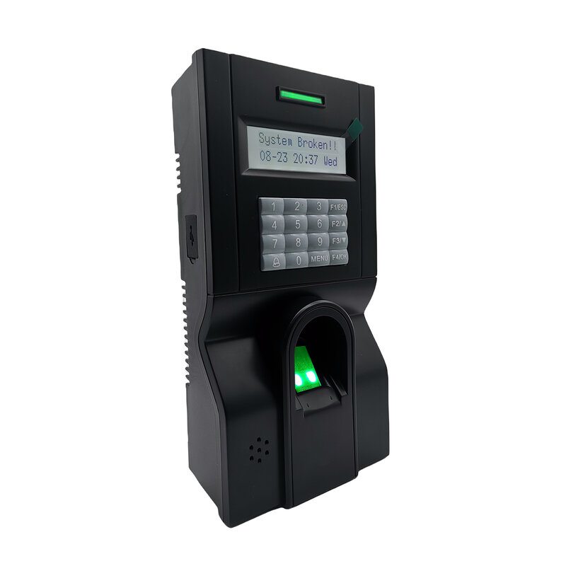 F8 Biometrische Vingerafdruk Deurslot Toegangscontrole Systeem Tijd En Aanwezigheid