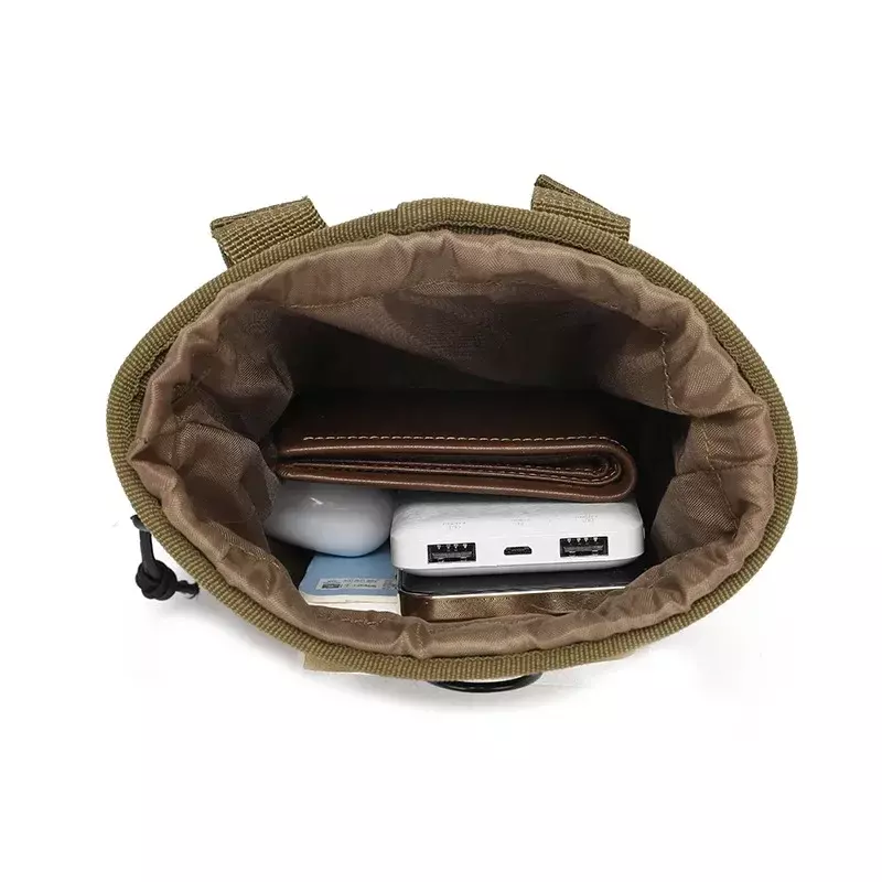 Borsa da riciclaggio portatile in Nylon 600D borsa da esterno Molle zaino militare borsa da appendere borsa tattica da caccia sportiva in vita