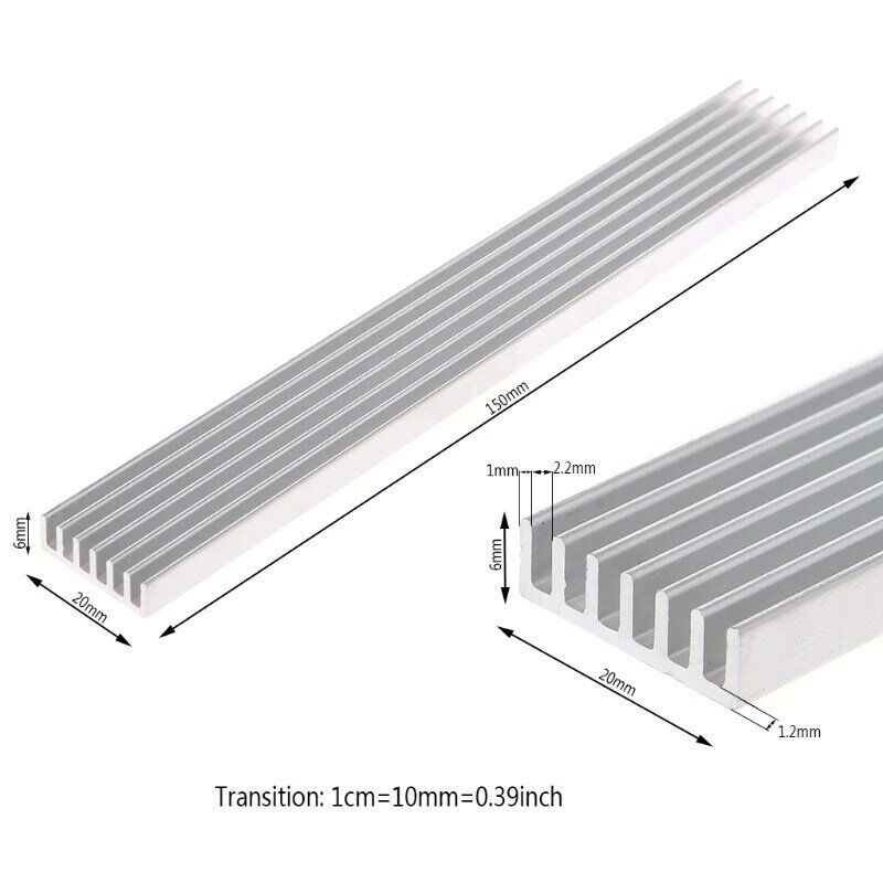 Stilvoller M2-SSD-Kühlkörper, Wärmeableitungskühler, thermischer Aluminium-Kühlblock D5QC