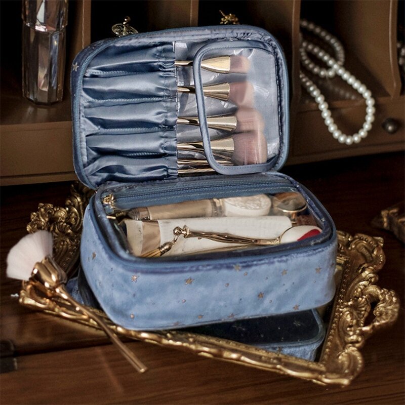 Cosmetic Bag Travel Toiletry Storage Bag Beauty Makeup Bags Cosmetics Organizer Zipper Make Up Case