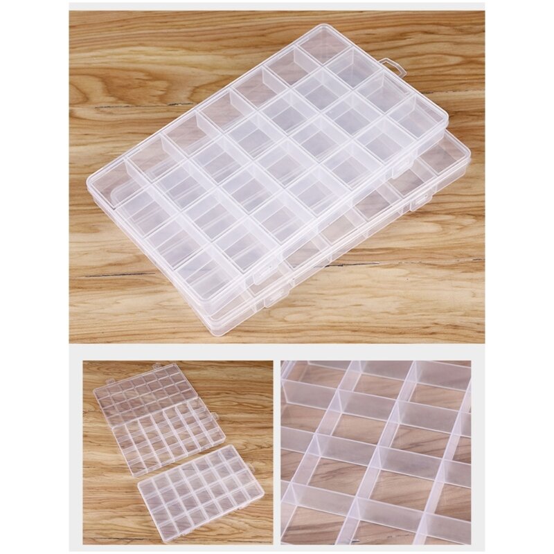 28 Grids Plastic Jewelry Bead Storage for Case-Box Container for Pills-Herb Tiny Bead Art DIY Crafts Jewelry