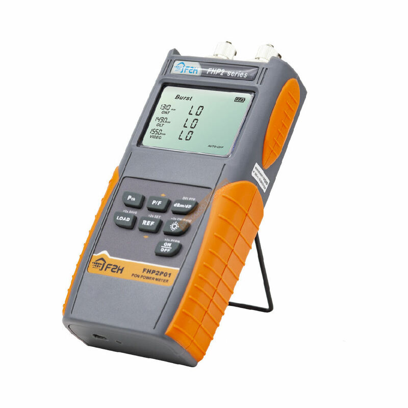 Medidor Handheld do poder ótico FHP2P01, FTTH, 1310, 1490, 1550nm