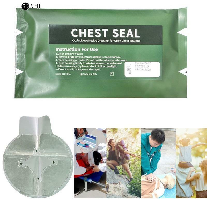 Hot Sale North American Rescue Hyfin Chest Seal Medical Chest Seal Vented Outdoor Products