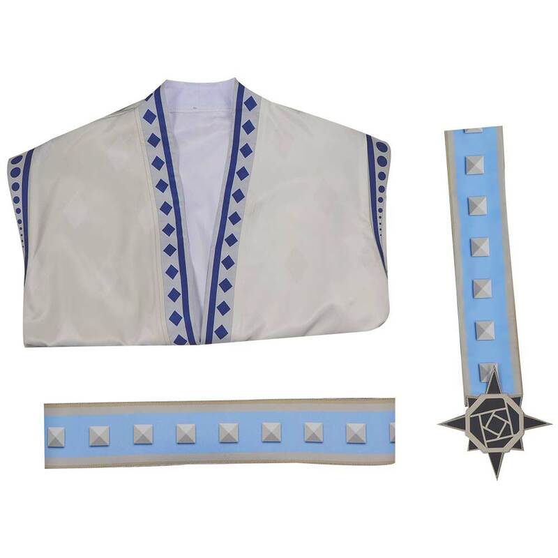 King Cos Magnifico Wish Cosplay Male Costume Coat Belt Cloak Amaya Asha Outfits Adult Halloween Carnival Disguise Role Play Suit