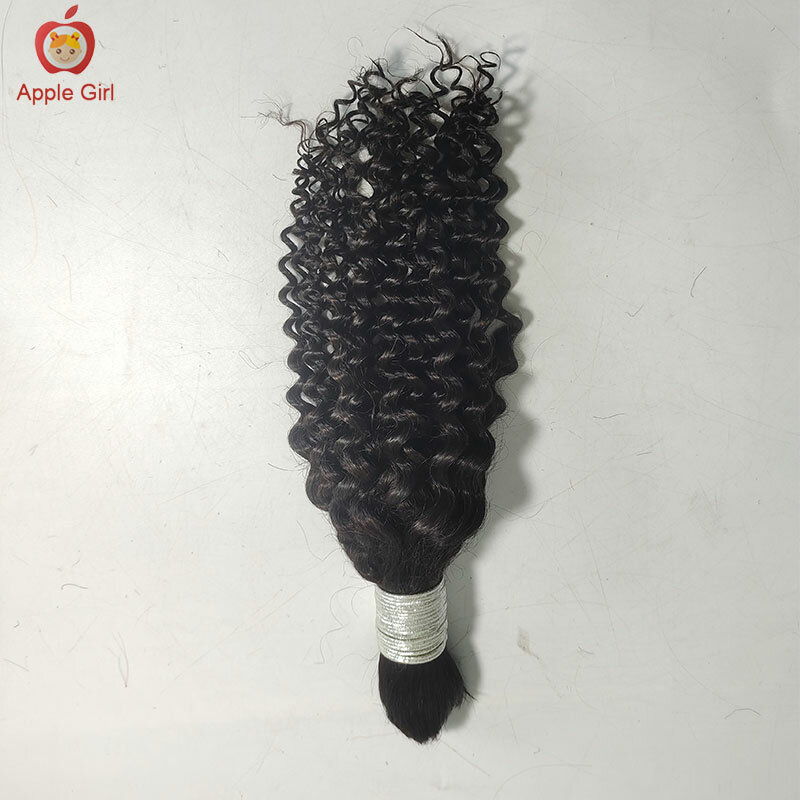 Extensions de cheveux brésiliens naturels Remy, 8 à 32 pouces, pour tressage, sans trame, en vrac