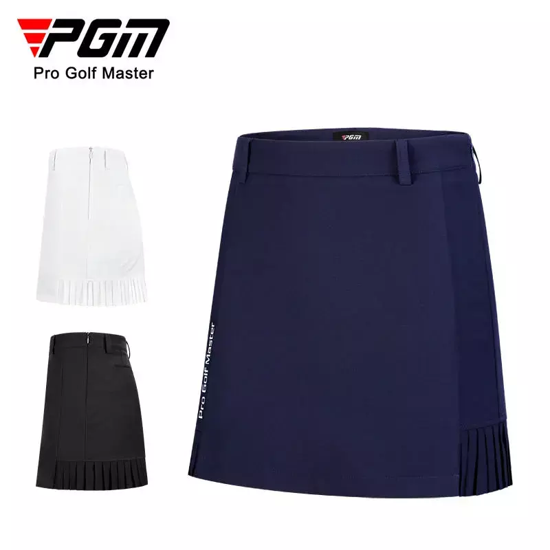 Slim Dry Fit Lady Golf Tennis Clothing Pleats Skirt Elastic Sports Wear Casual Hip Skirt Women Comfortable Multi-color Optional