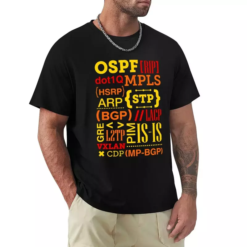 Netzwerk Jargon T-Shirt Hippie Kleidung Sport Fans Männer Grafik T-Shirts