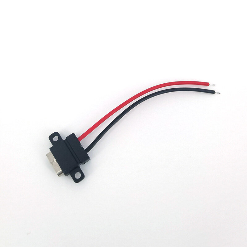 Złącze USB 3.1 typu C 2Pin SMD SMT drut spawalniczy wysoki prąd szybki port ładowania wodoodporne gniazdo żeńskie L1