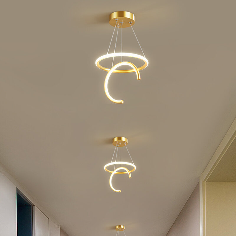 Lampe LED Suspendue au Design Nordique, Luminaire Décoratif d'Nik, Idéal pour un Salon, une Salle à Manger ou une Chambre à Coucher