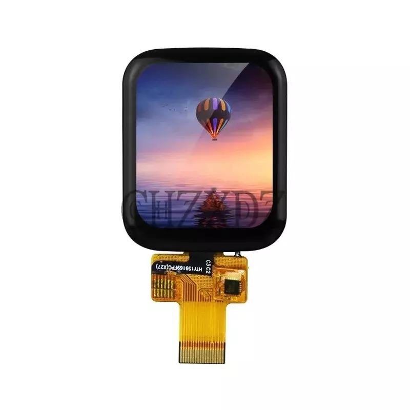 1.69 Inch 240x280 Full Viewing Angle IPS TFT LCD Capacitive Touch Screen 4Line SPI Interface ST7789V Driver Smart Watches Screen