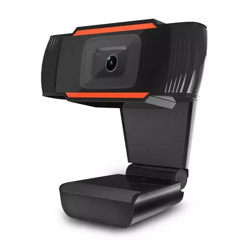 Веб-камера с микрофоном, вращающаяся настольная веб-камера для ПК, мини-камера для компьютера, веб-камера для записи видео 1080P 720p 480p HD