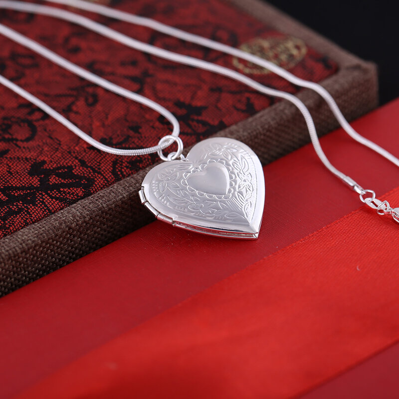 925 prata esterlina design da marca de luxo foto quadro colar cobra corrente para a mulher moda casamento noivado jóias