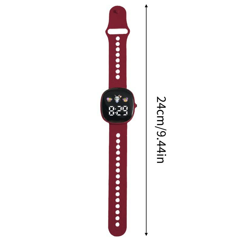 Kinder uhr geeignet für Studenten Outdoor-Sport elektronische Uhren Bildschirm anzeige Zeit Monat lässig Kieselgel Uhr