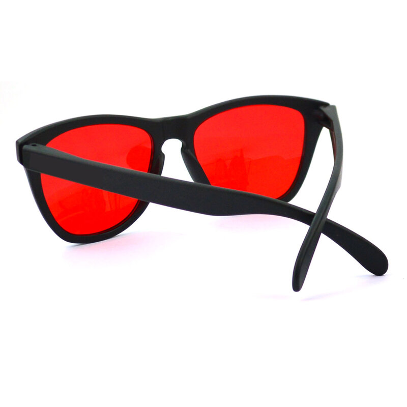 لون أعمى لون ضعف إطار نظارات الفن الهندسة الكيميائية البناء تصميم أحمر أخضر اللون نظارات ضعيفة