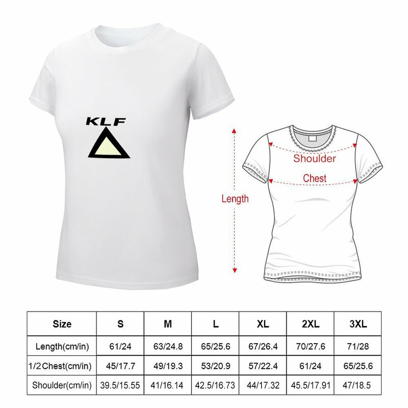 Camiseta KLF CLSSIC para mujer, ropa estética con estampado animal, camisas ajustadas divertidas para niñas