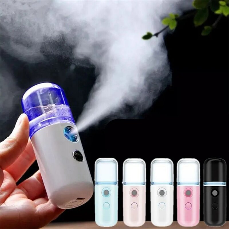 30ML Nano Facial Water Sprayer USB Nebulizer Face Steamer Humidifier Hydrating Anti-aging Wrinkle Women Beauty Skin Care Tools